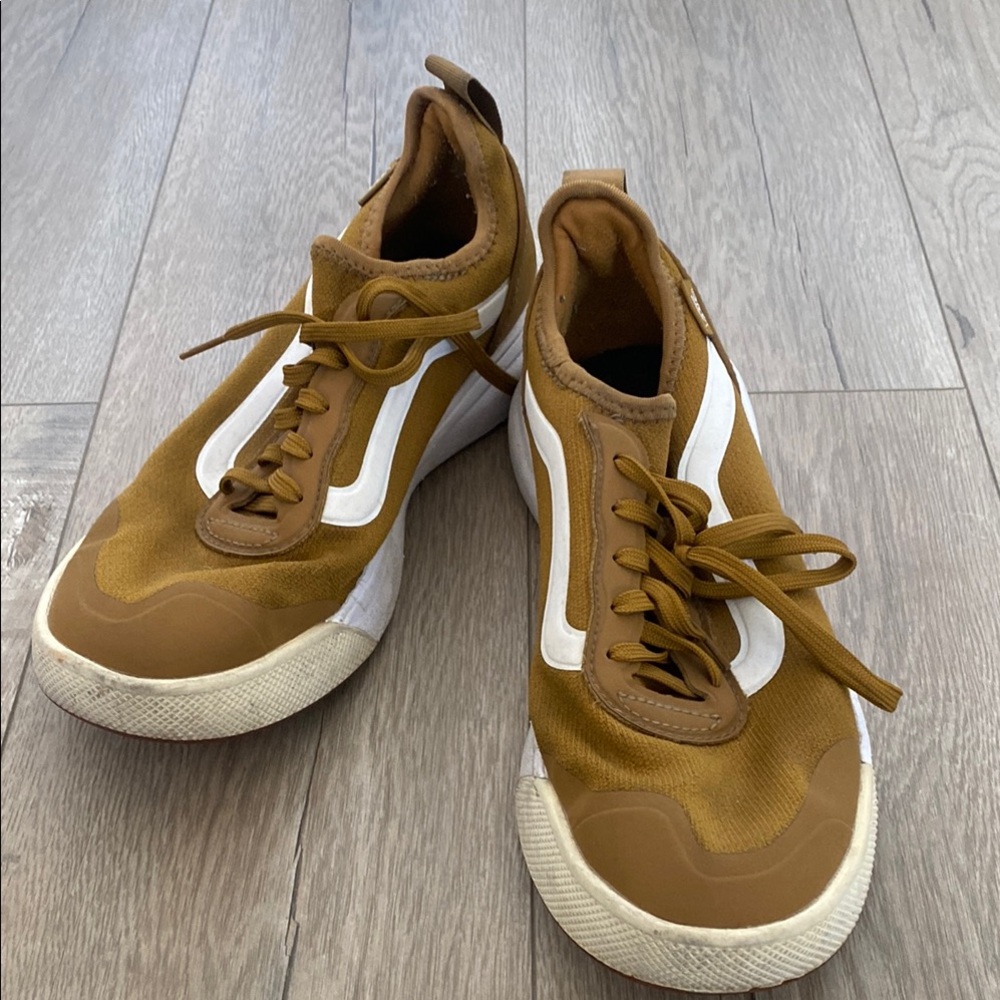 Vans Brown and White Men's Shoes